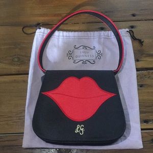 Lulu Guinness “Kiss and Tell” Lips Handbag Purse